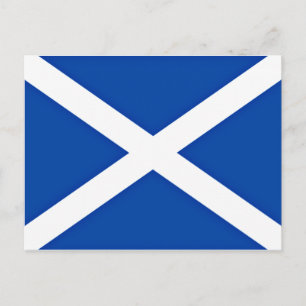 Cartão Postal Bandeira da Escócia