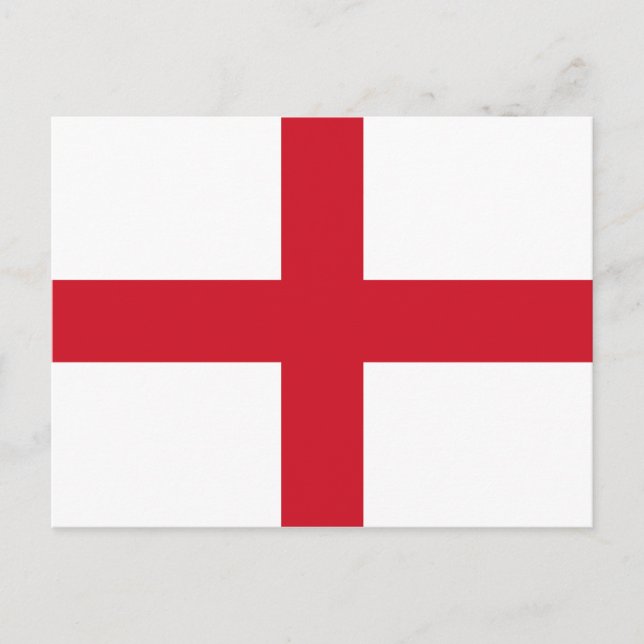 Cartão Postal Bandeira da Inglaterra (Frente)