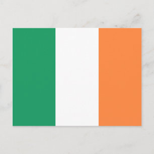 Cartão Postal Bandeira da Irlanda