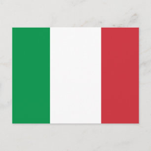 Cartão Postal Bandeira da Itália