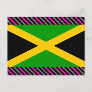 Cartão Postal bandeira da Jamaica