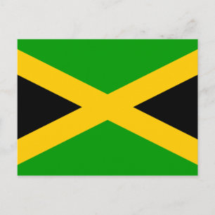 Cartão Postal Bandeira da Jamaica