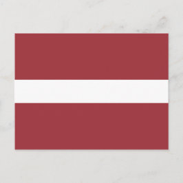 Cartão Postal Bandeira da Letónia