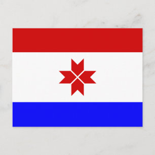 Cartão Postal Bandeira da Mordóvia