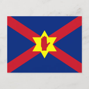 Cartão Postal Bandeira da Nação Ulster (Irlanda Norte)