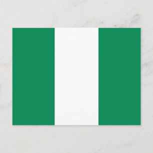 Cartão Postal Bandeira da Nigéria