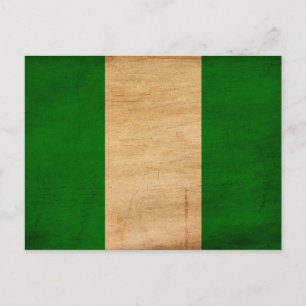Cartão Postal Bandeira da Nigéria