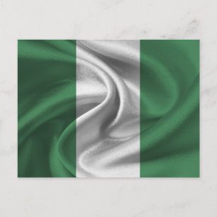 Cartão Postal Bandeira da Nigéria