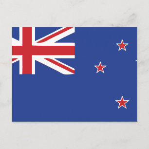 Cartão Postal Bandeira da Nova Zelândia