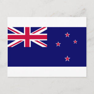 Cartão Postal Bandeira da Nova Zelândia