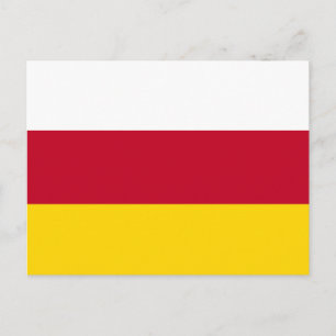 Cartão Postal Bandeira da Ossétia do Norte