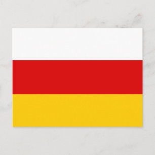 Cartão Postal Bandeira da Ossétia do Sul