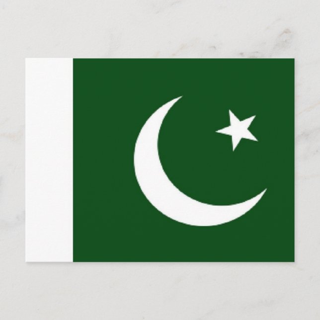 Cartão Postal Bandeira da Palestina (Frente)