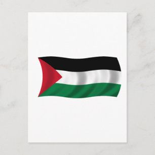 Cartão Postal Bandeira da Palestina