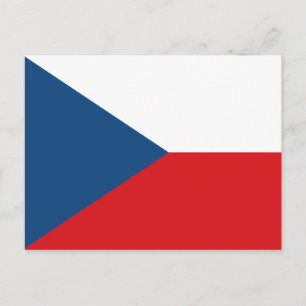 Cartão Postal Bandeira da República Checa