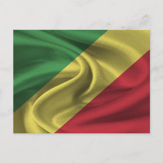 Cartão Postal Bandeira da República do Congo