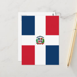 Cartão Postal Bandeira da República Dominicana