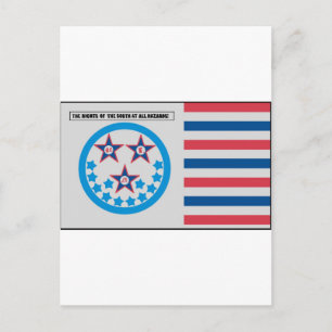 Cartão Postal Bandeira da Secessão usada pela Flórida - 10 de ja