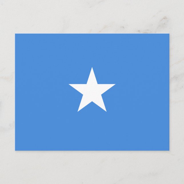 Cartão Postal Bandeira da Somália (Frente)