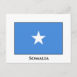 Cartão Postal Bandeira da Somália (Somália)