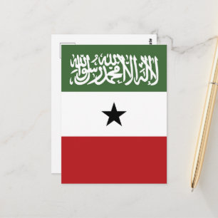 Cartão Postal Bandeira da Somalilândia