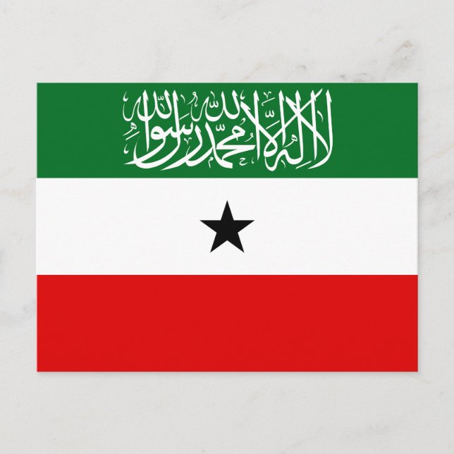 Cartão Postal Bandeira da Somalilândia (Frente)