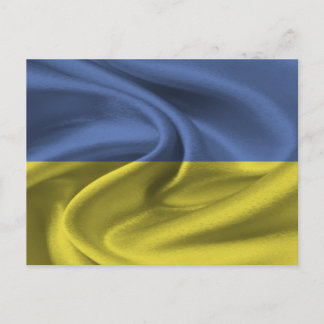 Cartão Postal Bandeira da Ucrânia