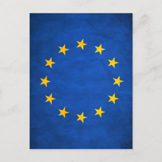 Cartão Postal Bandeira da União Europeia, bandeira da UE, bandei