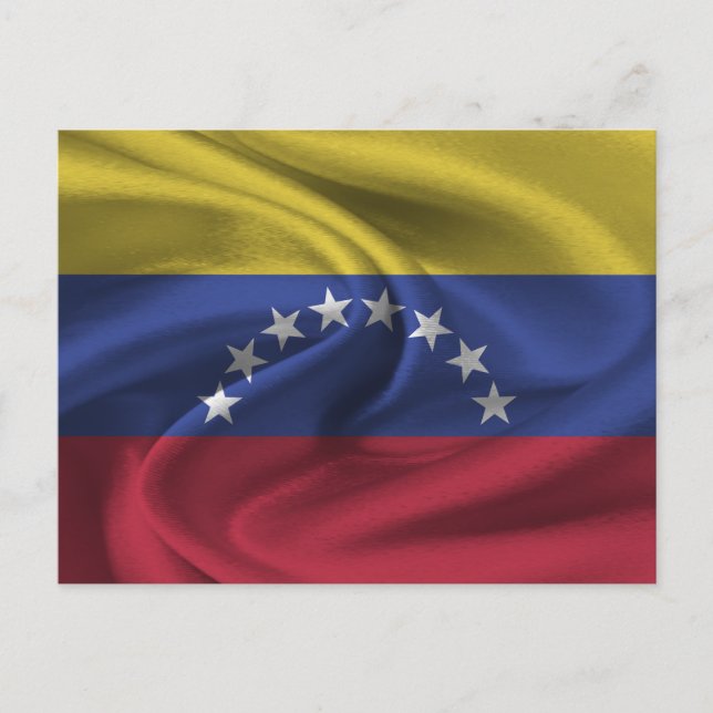 Cartão Postal Bandeira da Venezuela (Frente)