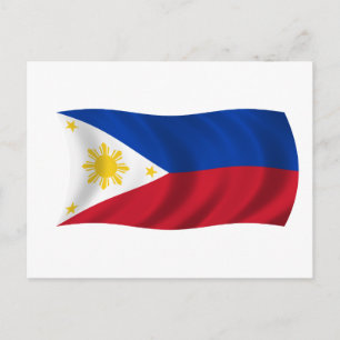 Cartão Postal Bandeira das Filipinas