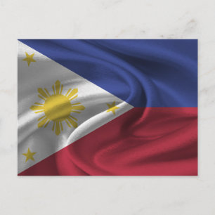 Cartão Postal Bandeira das Filipinas
