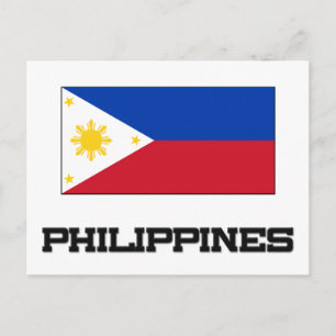 Cartão Postal Bandeira das Filipinas