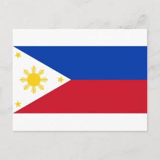 Cartão Postal Bandeira das Filipinas (Pilipinas)