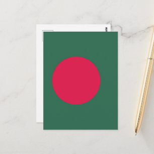 Cartão Postal bandeira de Bangladesh