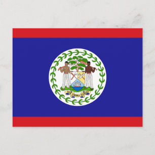 Cartão Postal Bandeira de Belize
