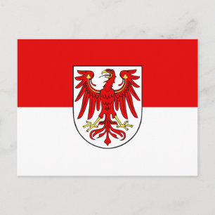 Cartão Postal Bandeira de Brandeburgo
