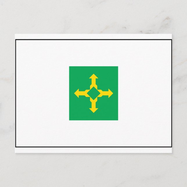 Cartão Postal Bandeira de Brasília (Frente)