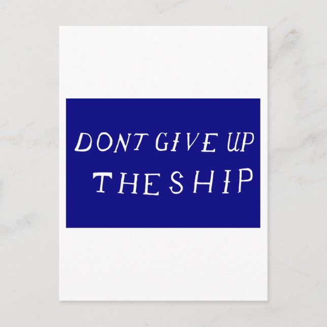 Cartão Postal Bandeira de Comodore Perry (Frente)