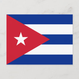 Cartão Postal Bandeira de Cuba