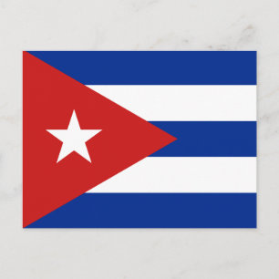Cartão Postal Bandeira de Cuba