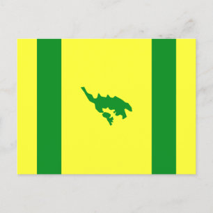 Cartão Postal Bandeira de Culebra, Porto Rico