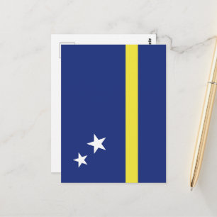Cartão Postal Bandeira de Curaçao