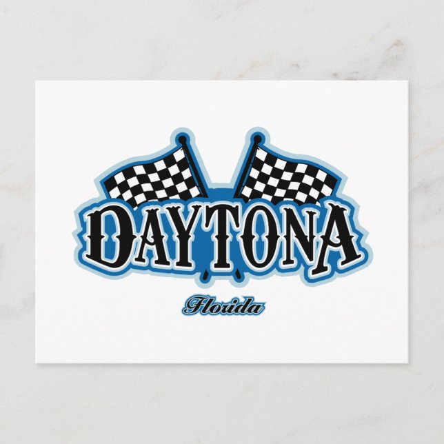 Cartão Postal Bandeira de Daytona (Frente)