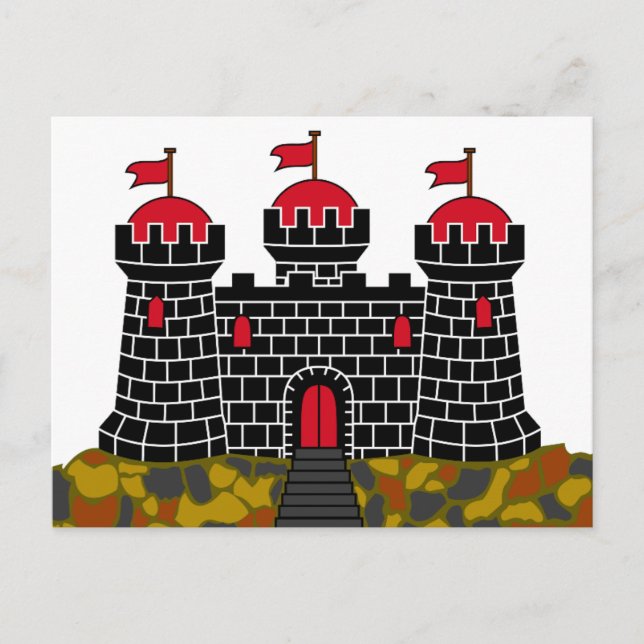 Cartão Postal Bandeira de Edimburgo - ESCÓCIA (Frente)