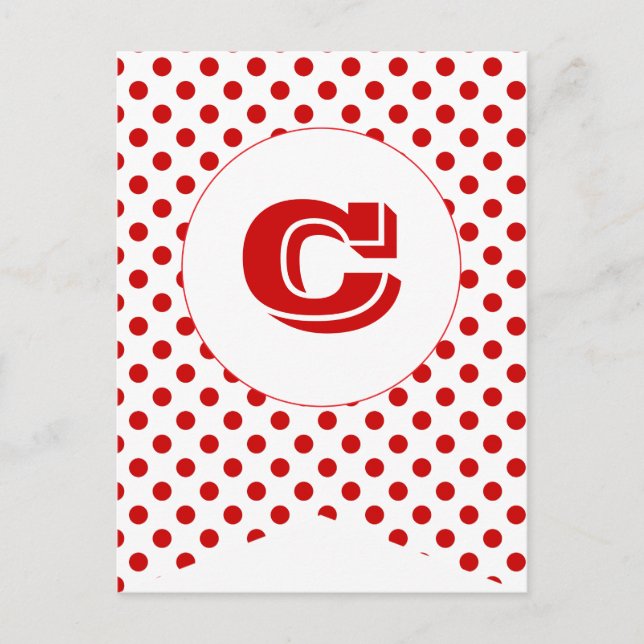 Cartão Postal Bandeira de Festa Carnaval Vermelho Bunting Bandei (Frente)