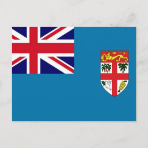 Cartão Postal Bandeira de Fiji