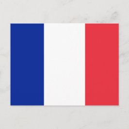 Cartão Postal Bandeira de France