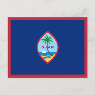 Cartão Postal Bandeira de Guam