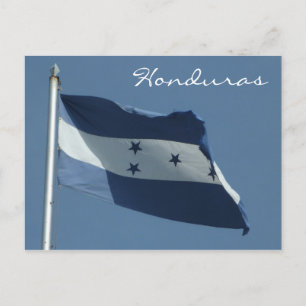 Cartão Postal bandeira de honduras