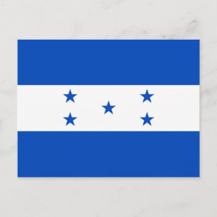 Cartão Postal Bandeira de Honduras